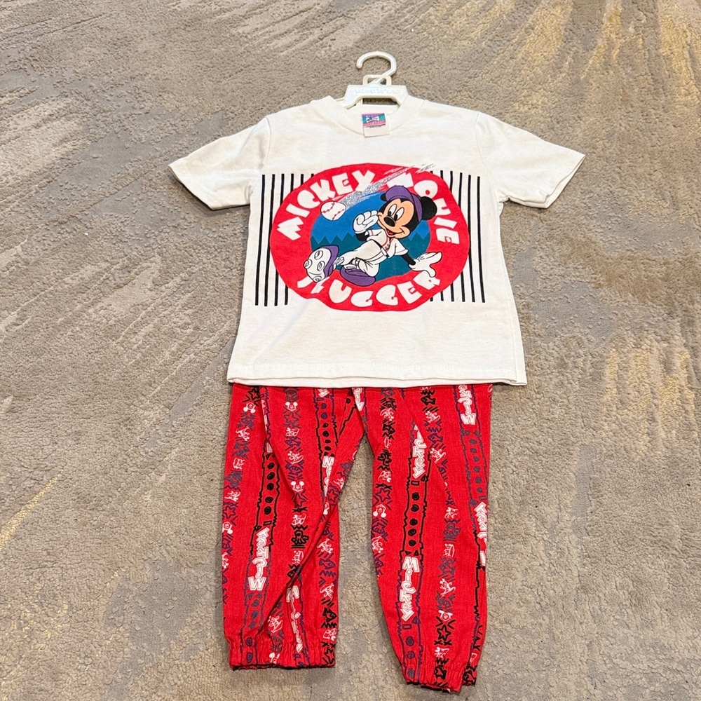 Vintage Mickeys Stuff For Kids Size 7T Minnie 2 Piece tee / pants  Set new